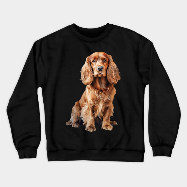 Cocker Spaniel Crewneck Sweatshirt by DavidBriotArt